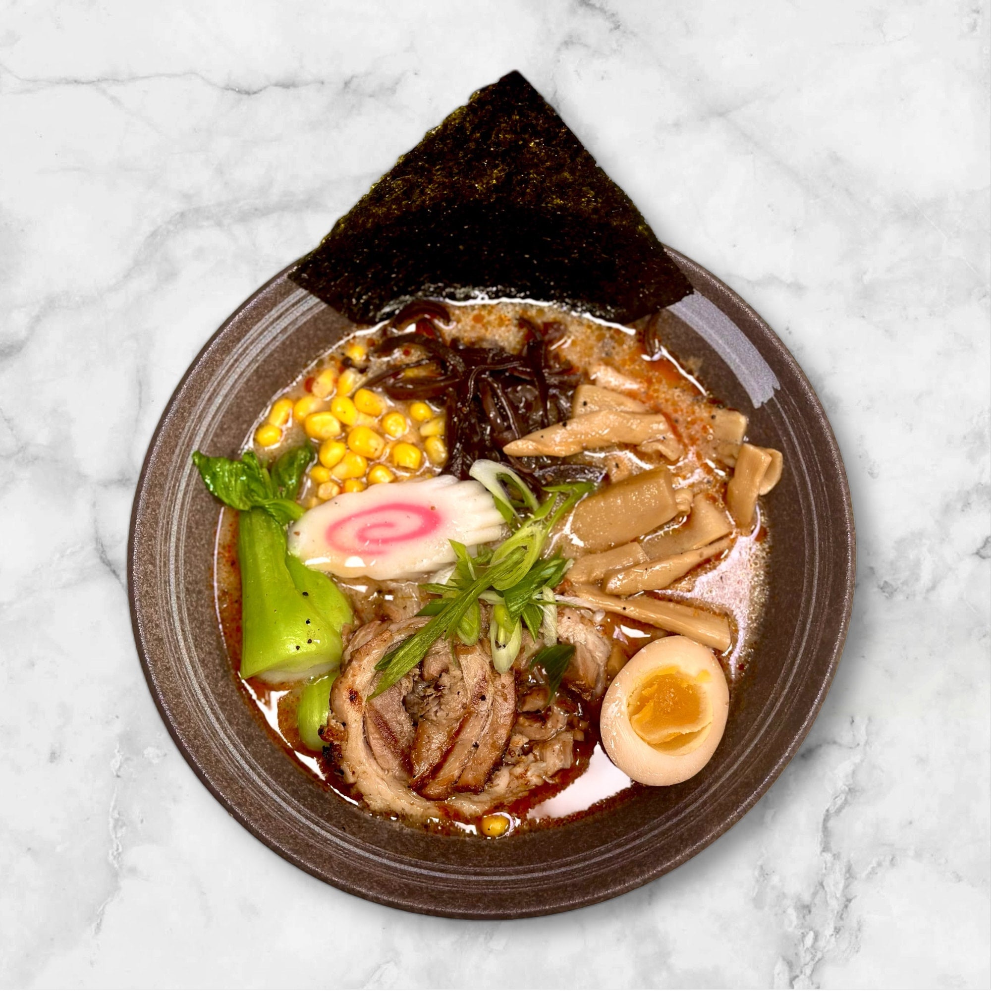 black garlic oil ramen