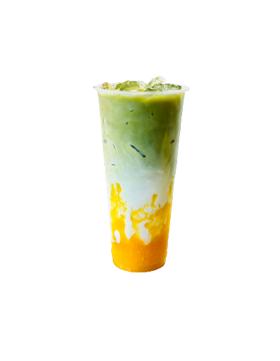 mango matcha latte